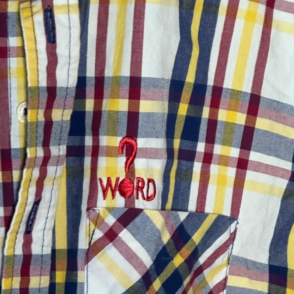 GQ Men’s Long Sleeve Plaid Button up Size Large 100% cotton - Picture 2 of 6